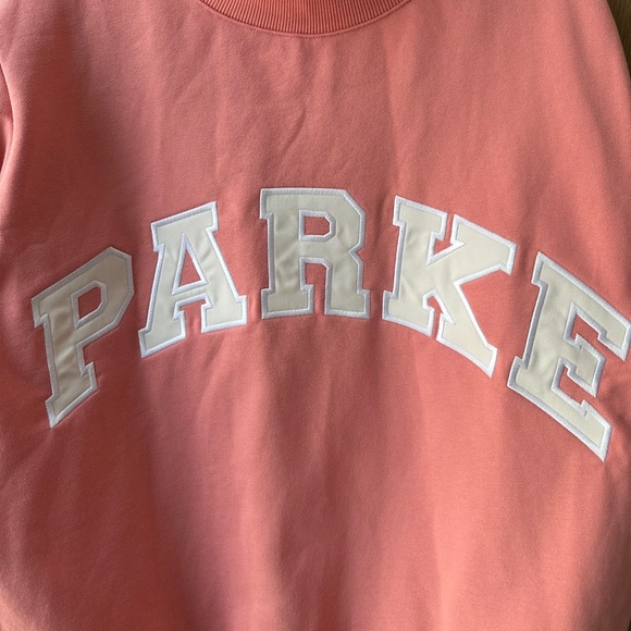 Parke Jean Heart Varsity Mockneck Sizes: S/M - Picture 4 of 5